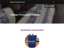 Tablet Screenshot of platinumpromotional.com